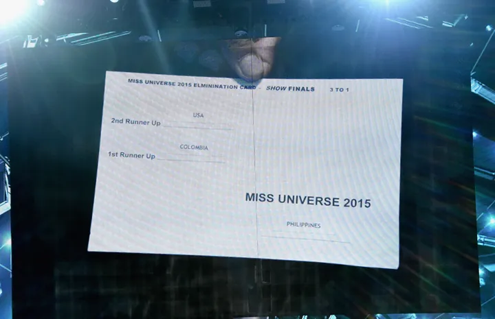 Miss Universe - card