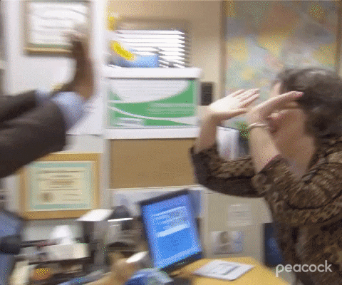 Un High Five dans la série The Office